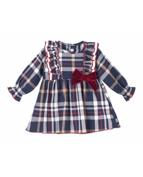 VESTIDO ESTAMPADO TALLA 12/18 MESES.