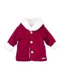 ABRIGO TER-GRANATE- TALLA 6 MESES.