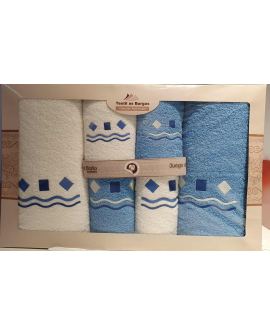 JUEGO 6 TOALLAS TEXTIL AS BURGAS PROMOCIÓN