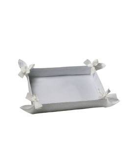 CESTA LAZOS BLANCA.