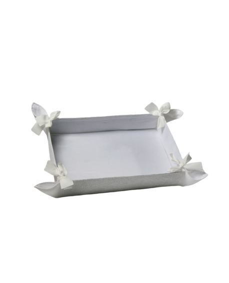 CESTA LAZOS BLANCA.